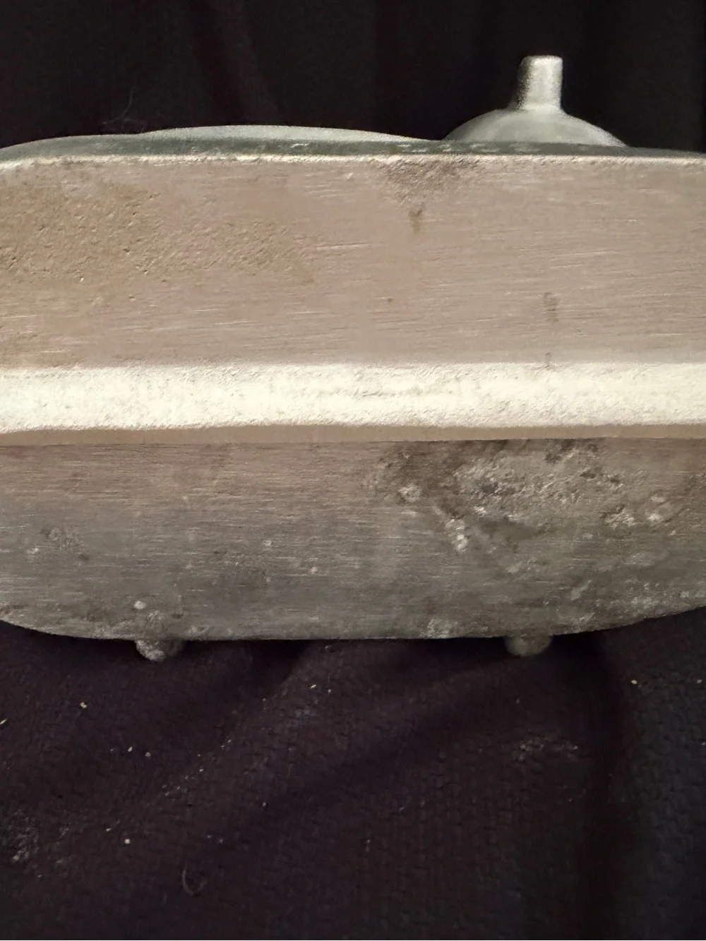 VINTAGE ANTIQUE Cast Aluminum lamb Easter Mold Chocolate Candy Collectable